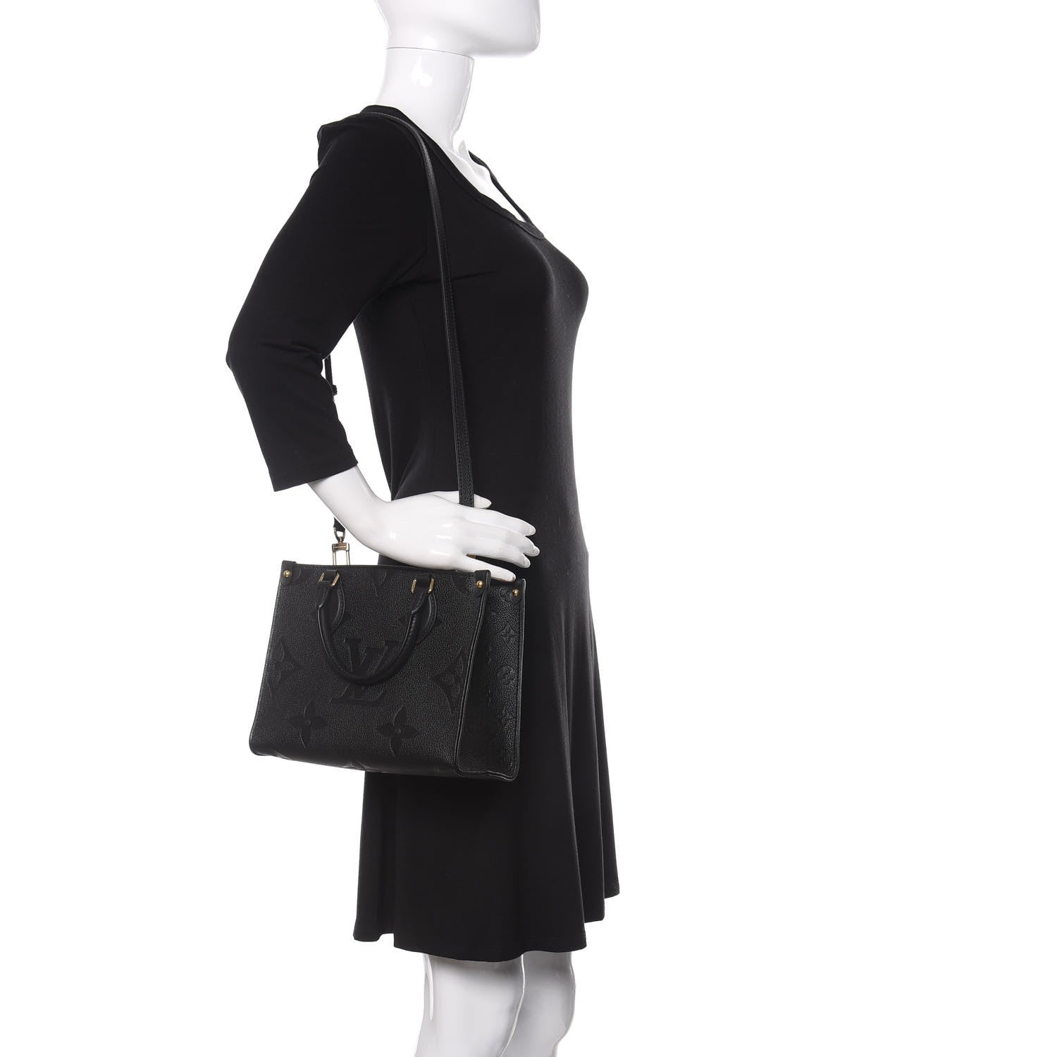 Louis Vuitton Empreinte Monogram Giant Onthego PM Black 2 of 9