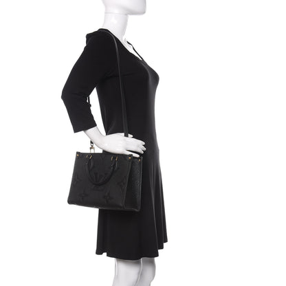 Louis Vuitton Empreinte Monogram Giant Onthego PM Black 2 of 9