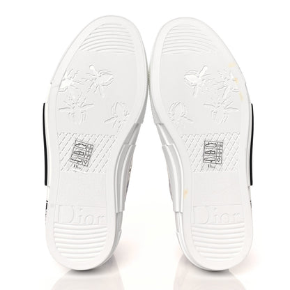 Christian Dior X KENNY SCARF Technical Canvas Oblique Patch Mens B23 High Top Sneakers 37 White Blue 5 of 9