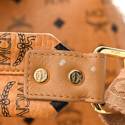 MCM Visetos Crown Stud Medium Stark Backpack Cognac 17 of 18