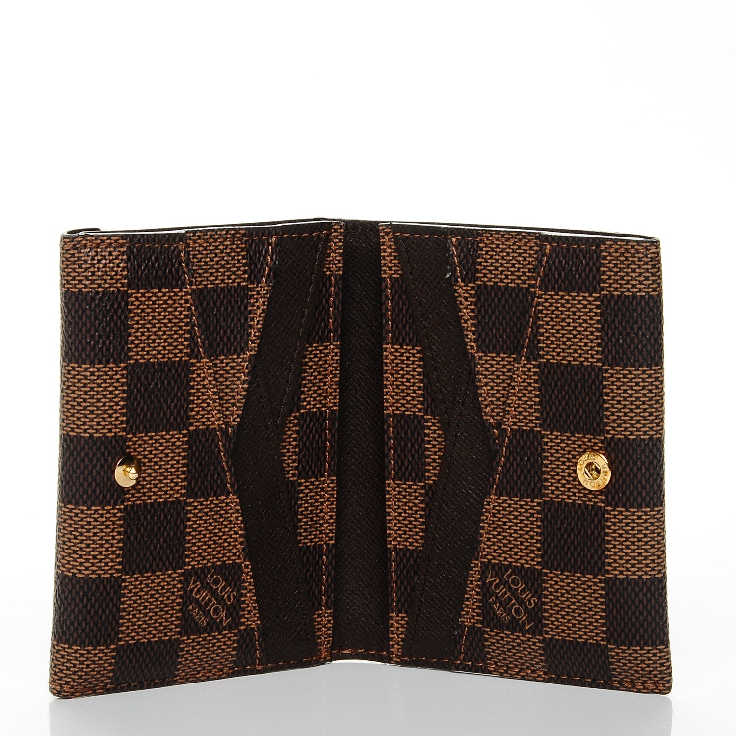 Louis Vuitton Damier Ebene Compact Origami Wallet 5 of 6