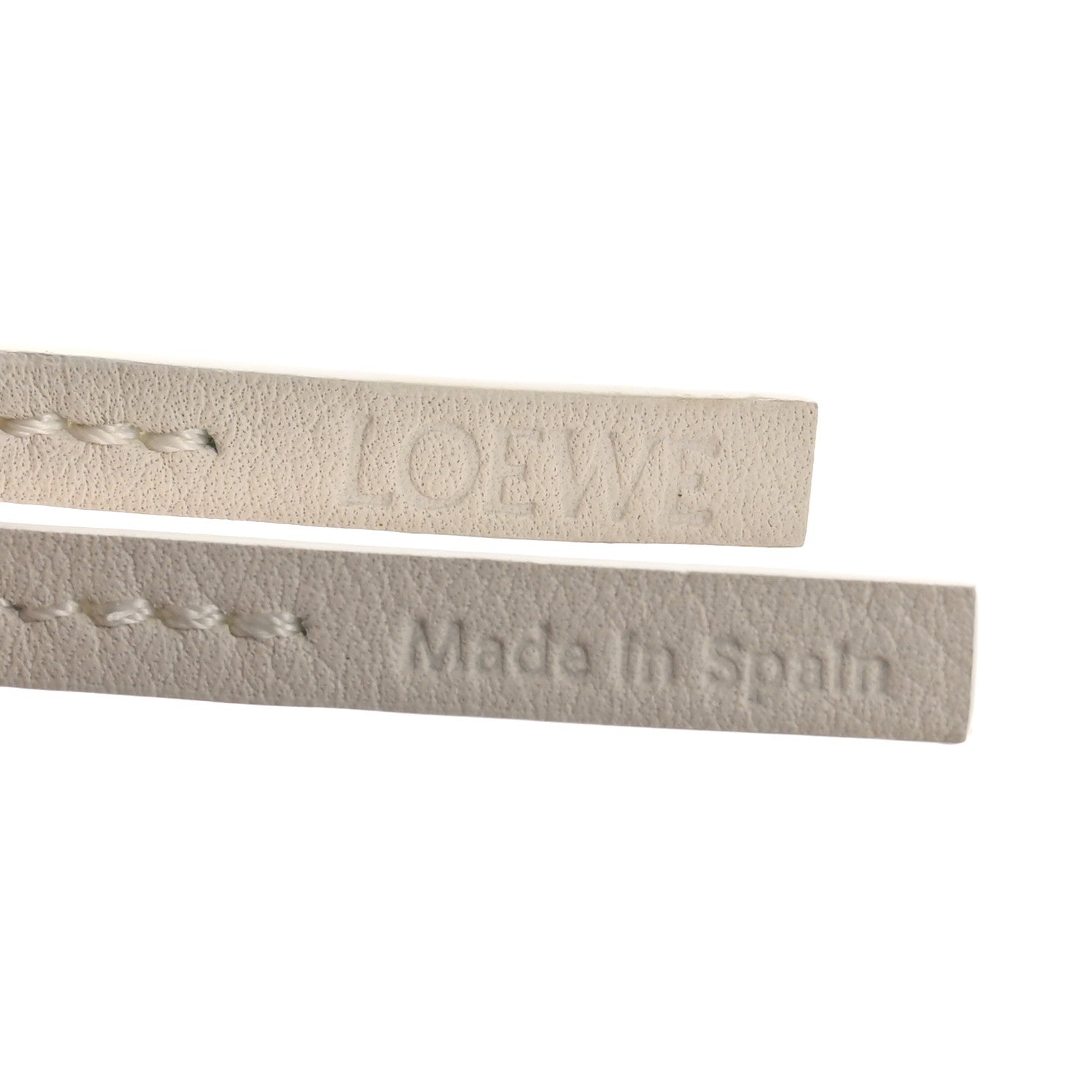 Loewe Calfskin Felt Sheep Bag Charm Soft White 3 of 3