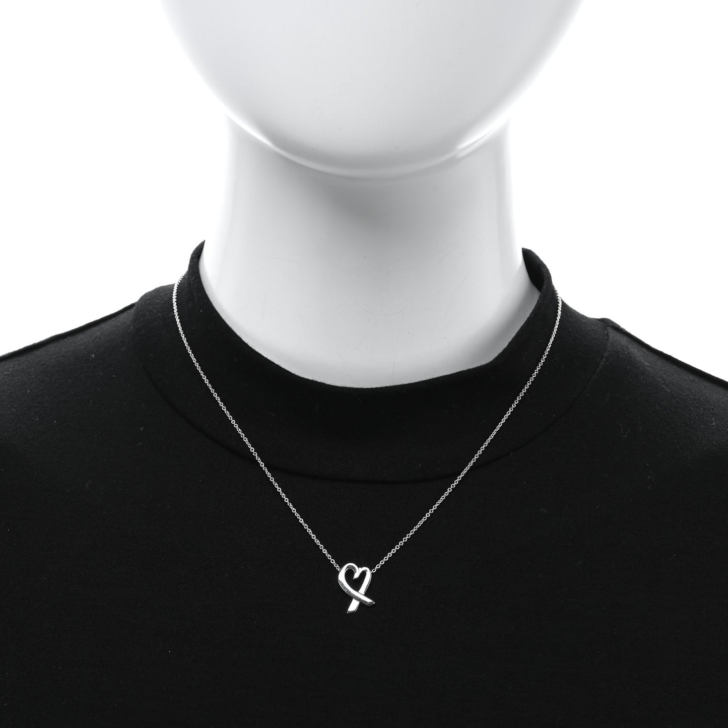 Sterling Silver Paloma Picasso Loving Heart Pendant Necklace