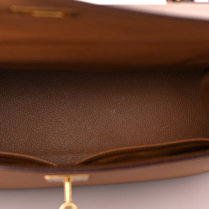 Hermes Epsom Kelly Sellier 32 Camel Tabac 14 of 23