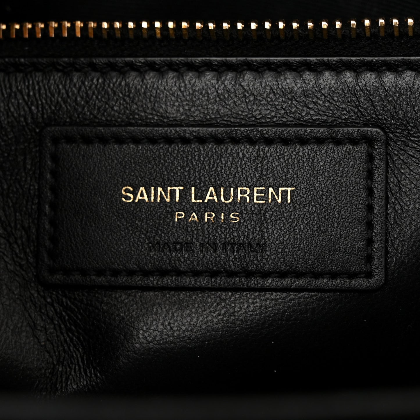 Smooth Calfskin Le Maillon Satchel Black