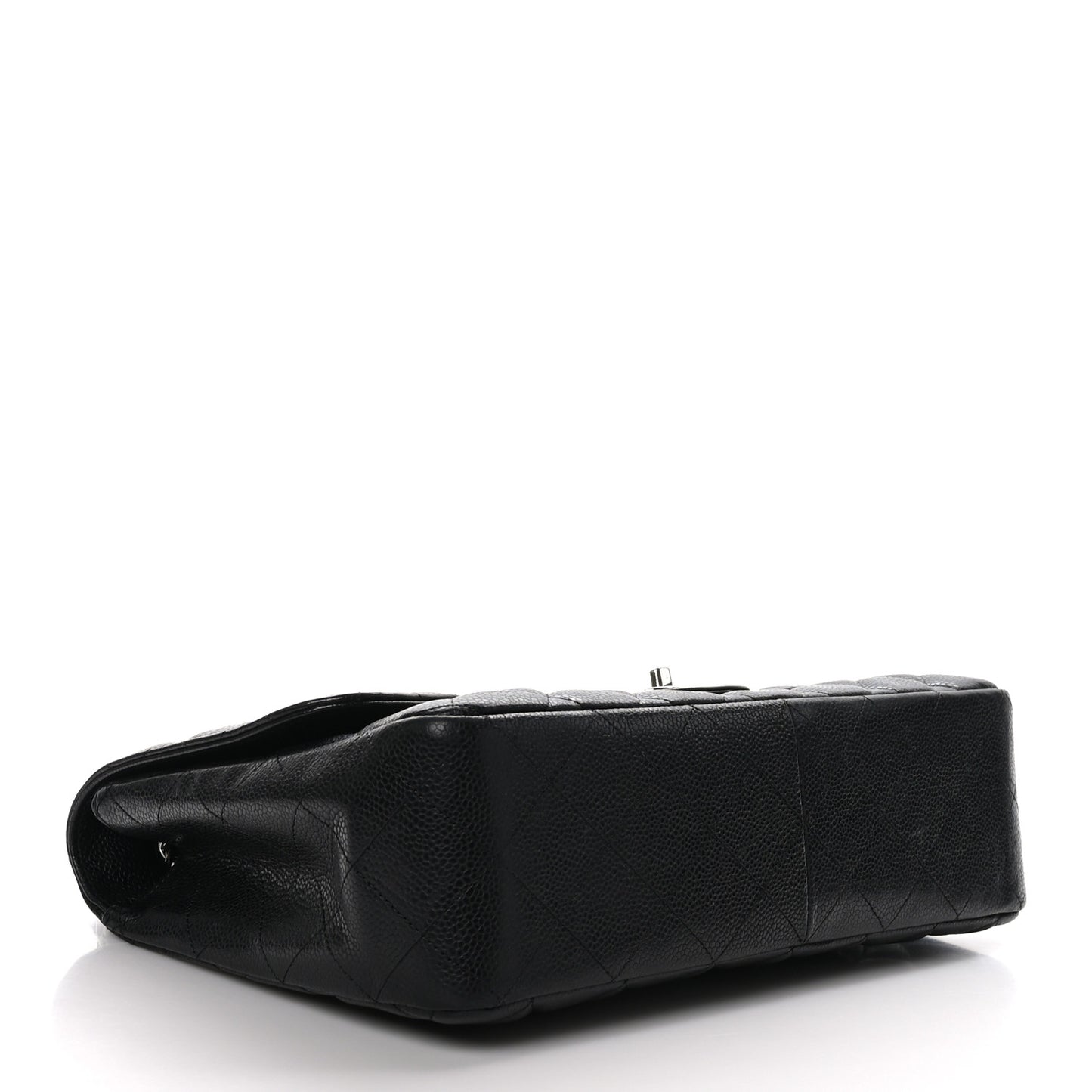 Caviar Quilted Jumbo Single Flap Black