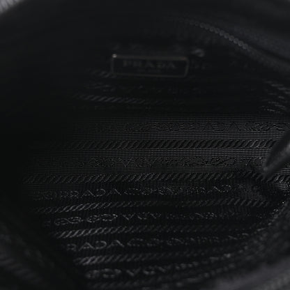 Prada Re-Nylon Vela Saffiano Wristlet Black 5 of 10