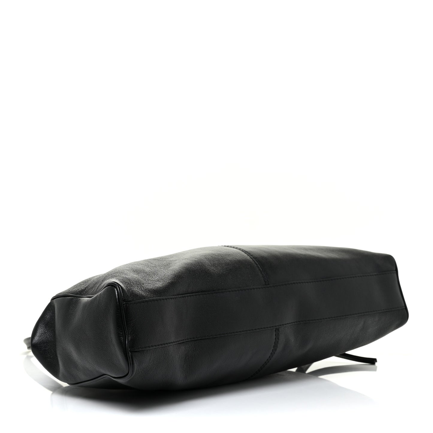 Calfskin Large Re(Belle) Top Handle Bag Black