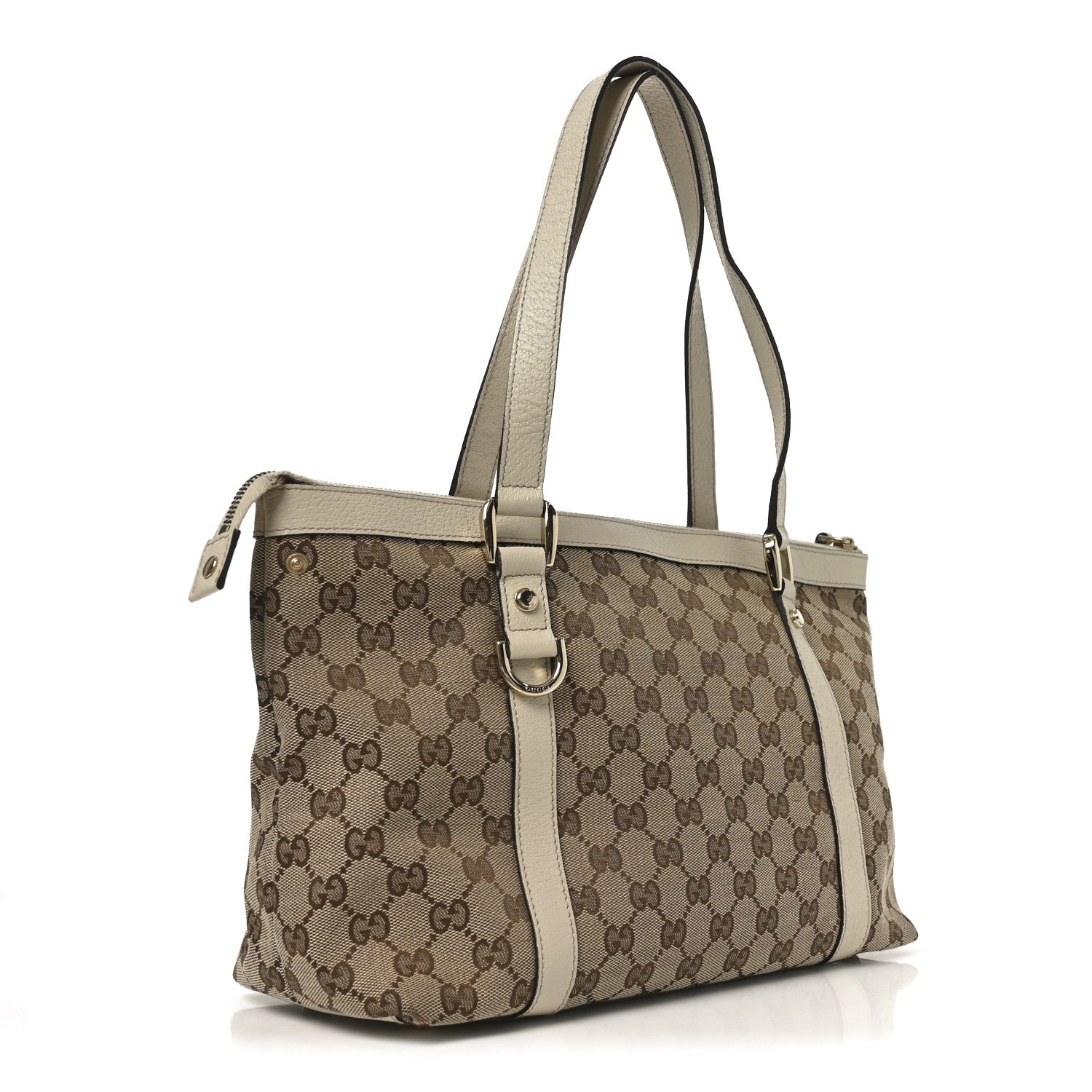 Gucci Monogram Medium Abbey Tote Off White 3 of 10