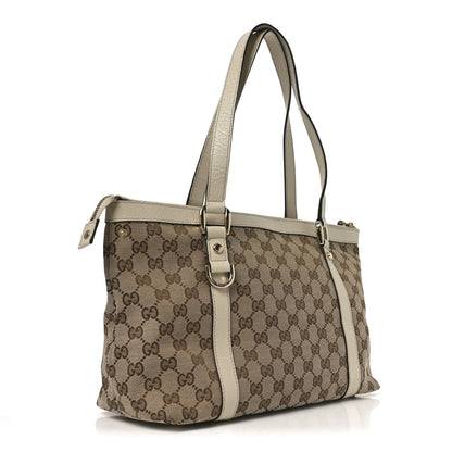 Gucci Monogram Medium Abbey Tote Off White 3 of 10