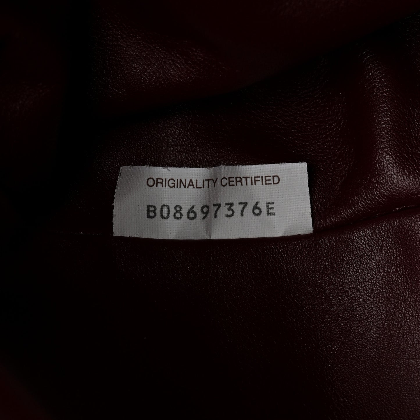 Smooth Butter Calf The Pouch Oversized Bordeaux