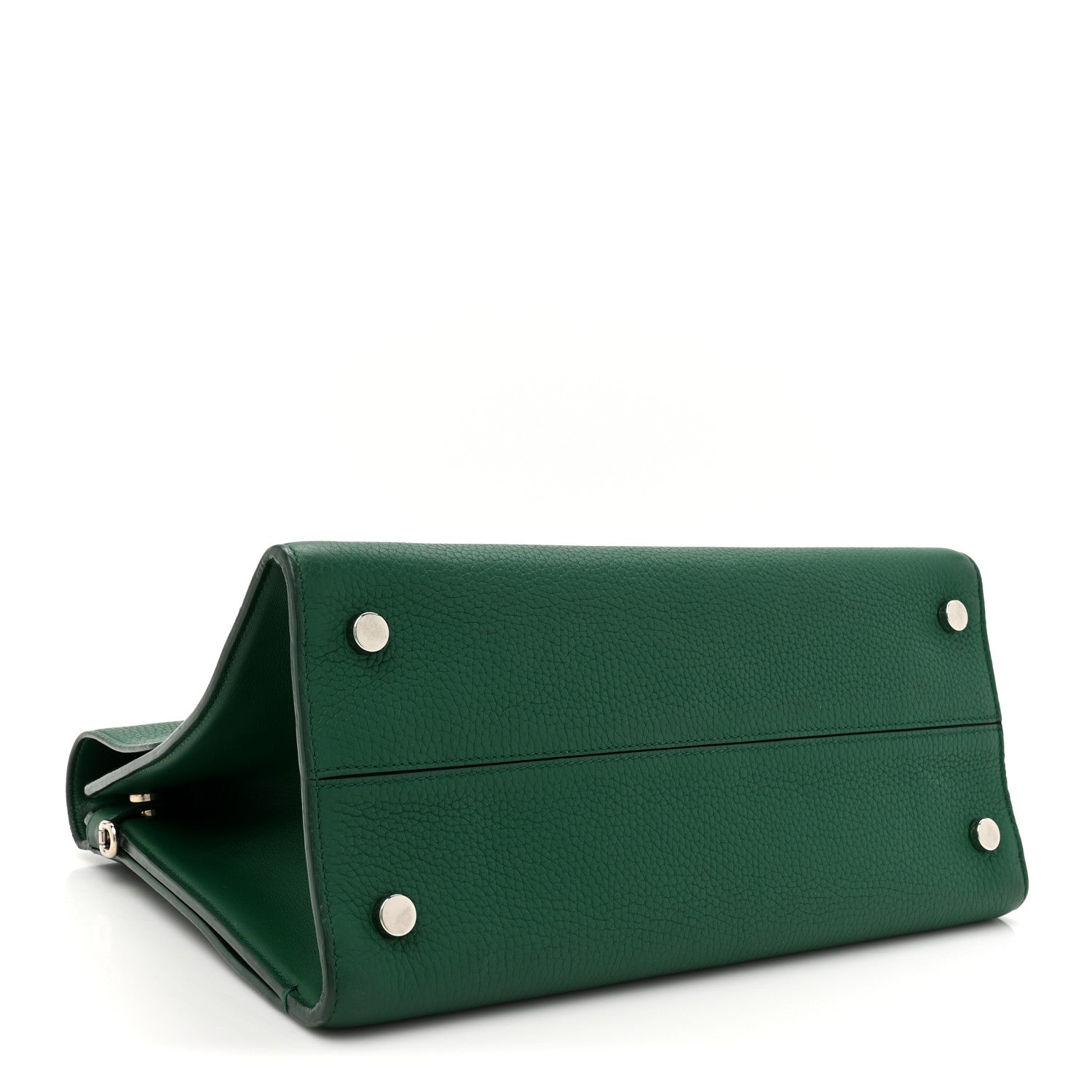 Christian Dior Grained Calfskin Diorever Flap Green 4 of 17