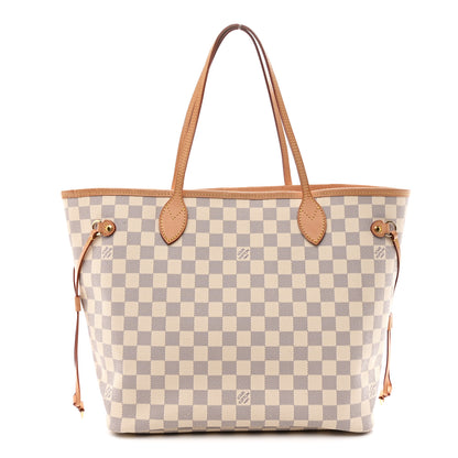 Louis Vuitton Damier Azur Neo Neverfull MM Rose Ballerine 1 of 11
