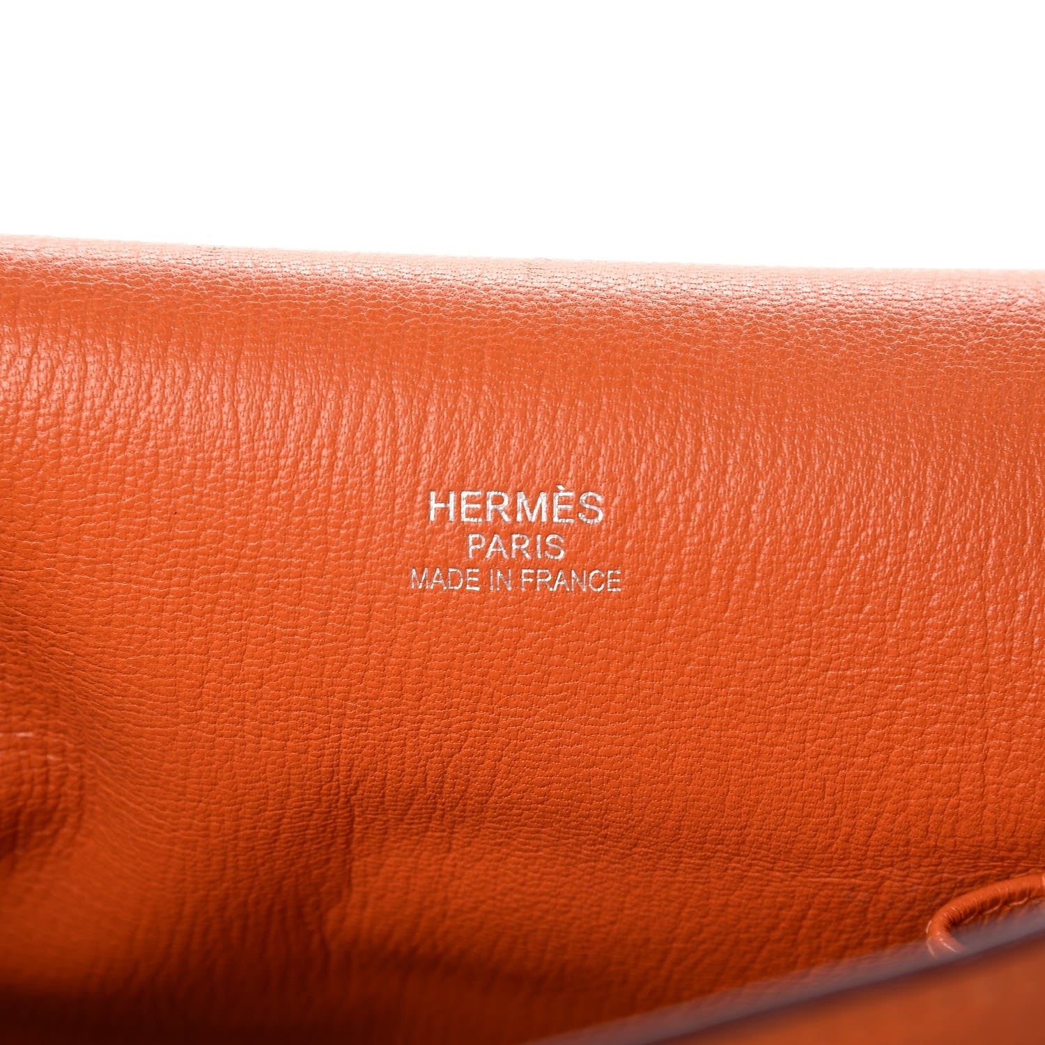 Hermes Taurillon Clemence Jypsiere 34 Orange 7 of 11