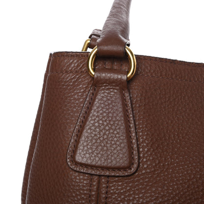 Prada Vitello Daino Tote Palissandro 18 of 20