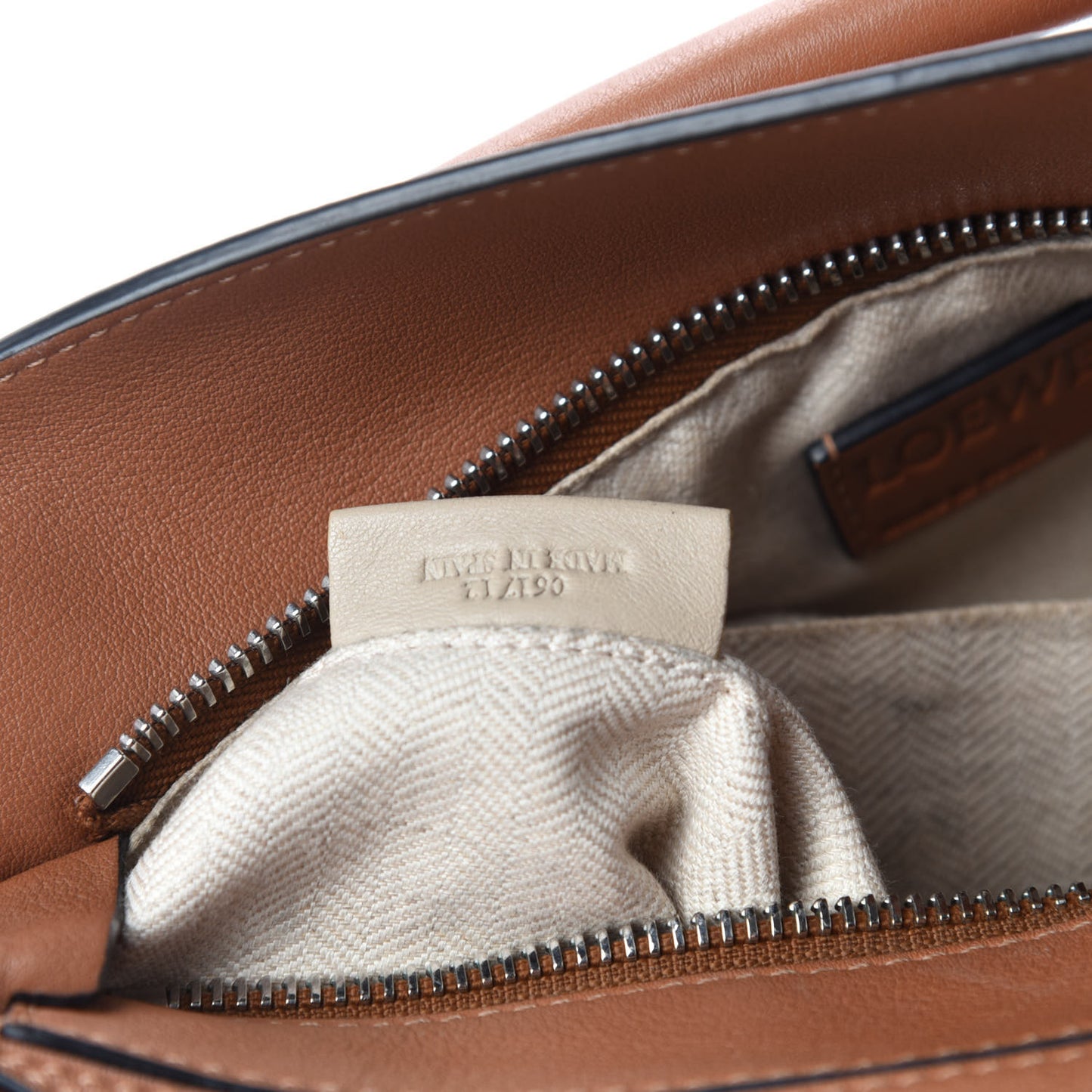 Calfskin Small Puzzle Bag Tan