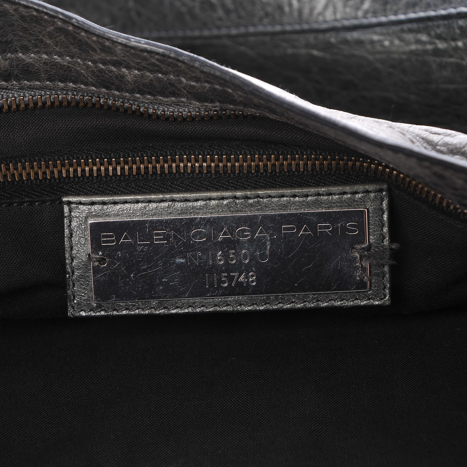 Balenciaga Agneau Classic Hardware City Anthracite 6 of 13