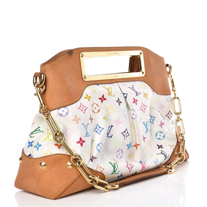 Louis Vuitton Monogram Multicolor Judy GM White 3 of 15