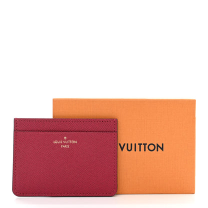 Louis Vuitton Calfskin Jeanne Wallet Card Holder Insert Fuchsia 7 of 7