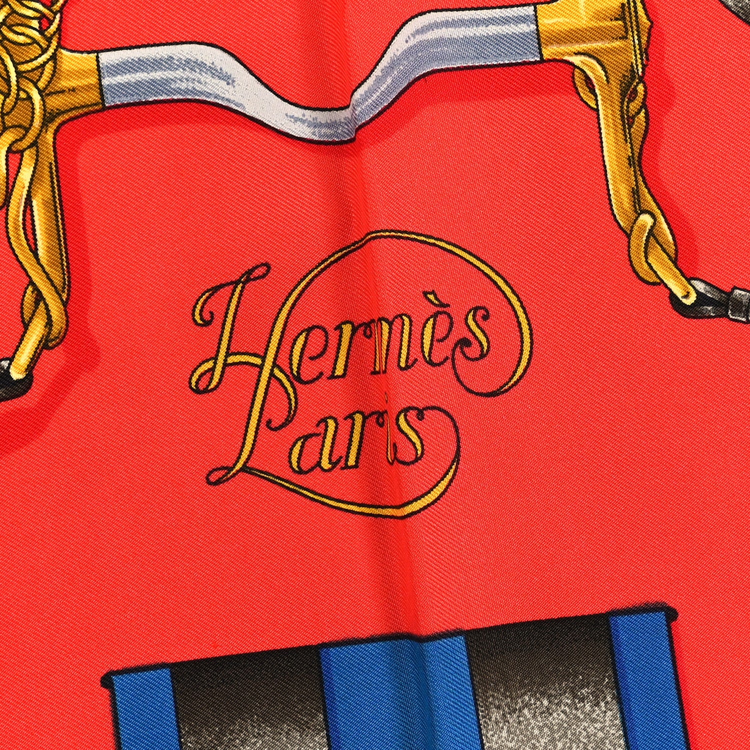 Hermes Silk Grand Manege Detail Scarf 90 2 of 5