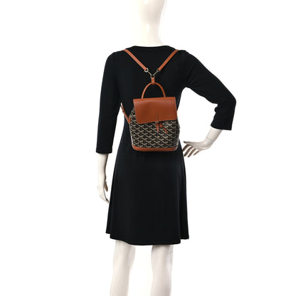 Goyard Goyardine Calfskin Mini Alpin Backpack Black Gold 2 of 9