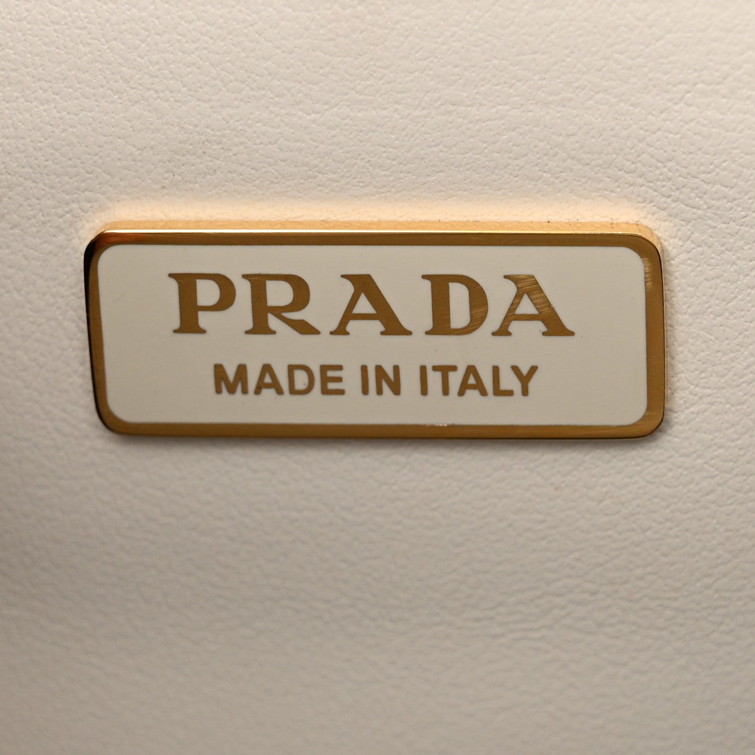 Prada Saffiano Cuir Triangle Embleme Flap Shoulder Bag White 6 of 13