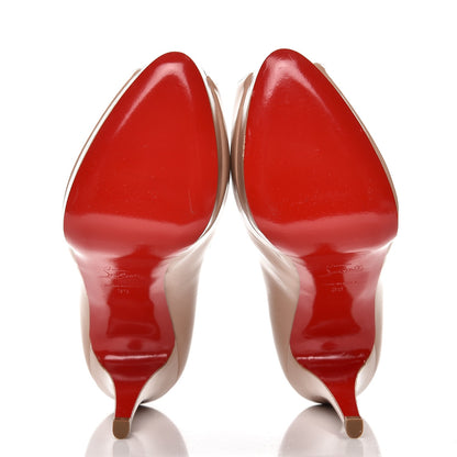 Christian Louboutin Patent Very Prive 120 Pumps 39 Nude 5 of 11