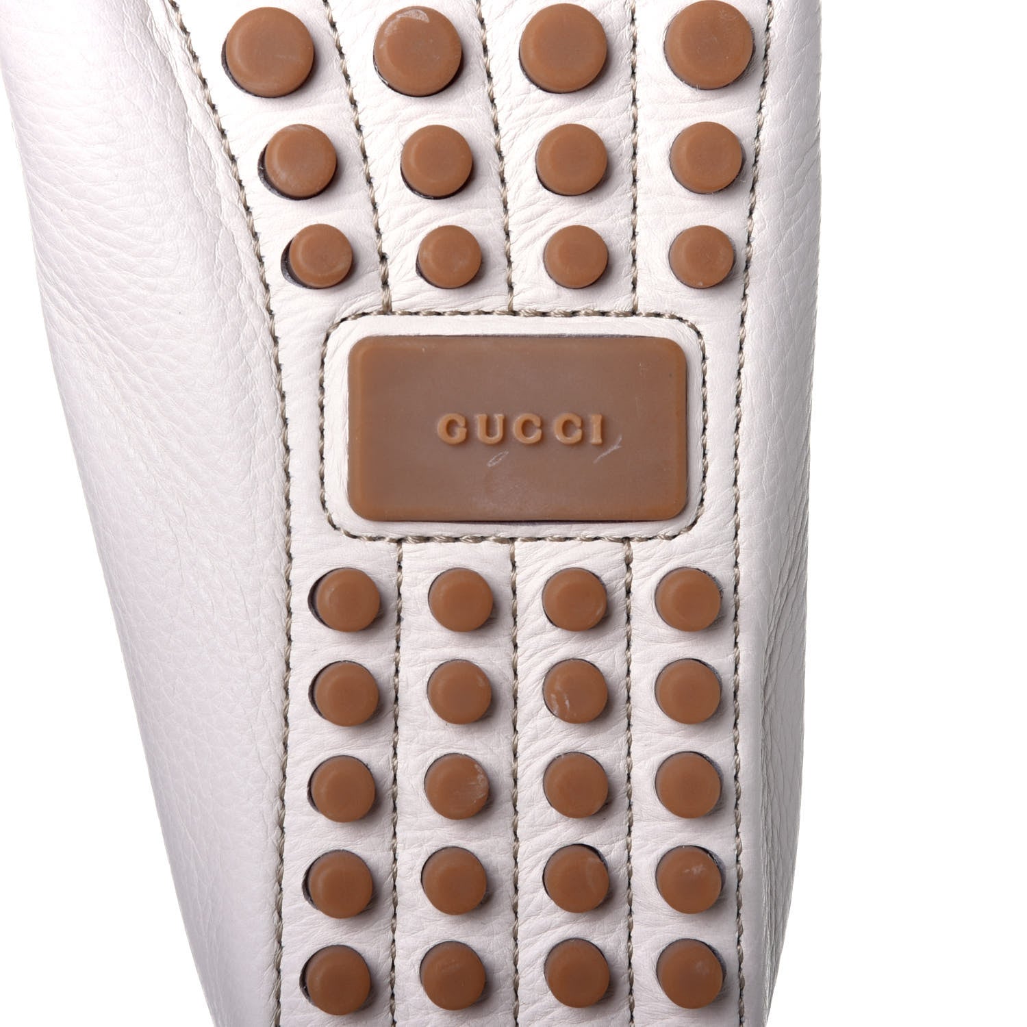 Gucci Calfskin Womens Loafers 41 White 7 of 10