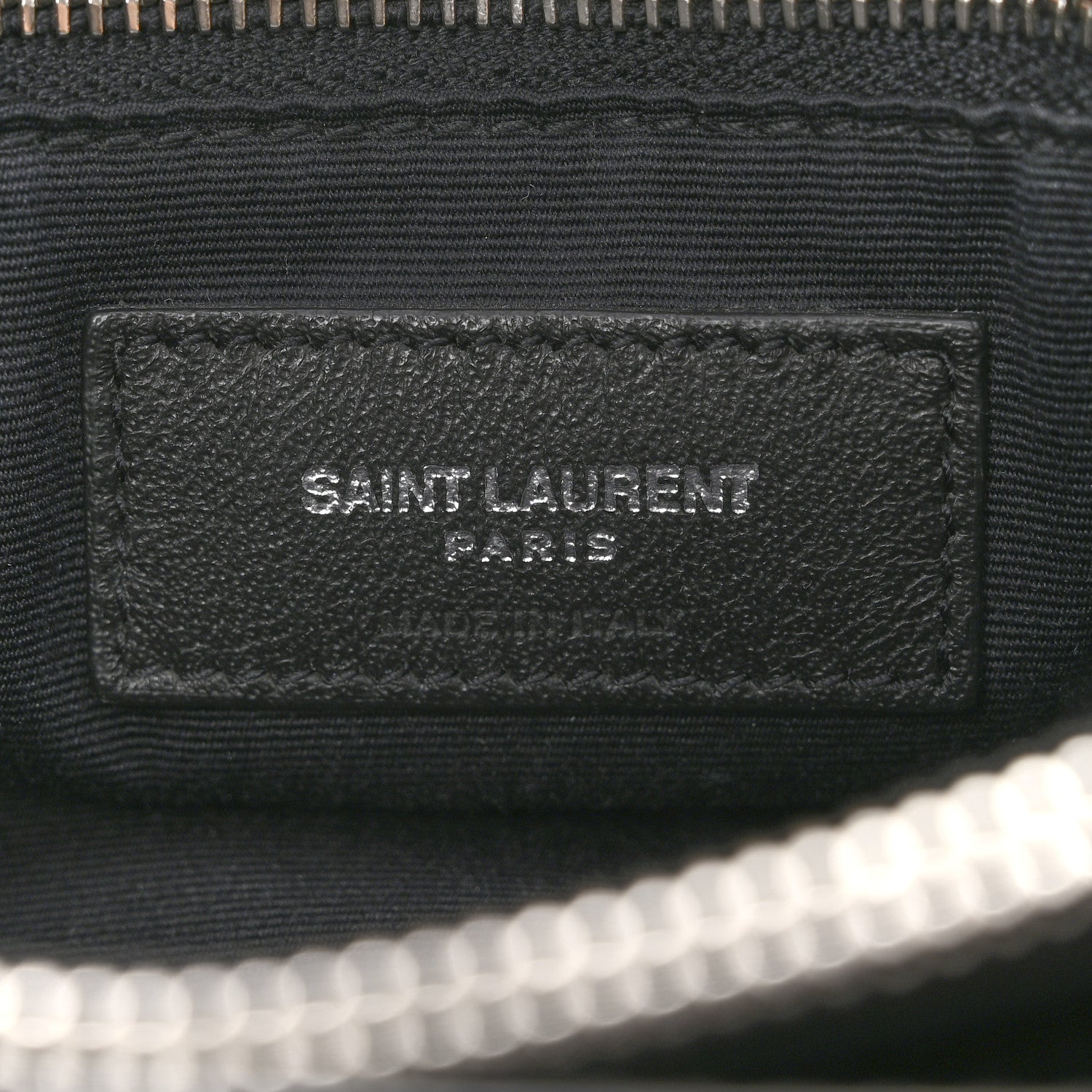 Saint Laurent Calfskin Y Quilted Monogram Medium Loulou Chain Satchel Black 6 of 11