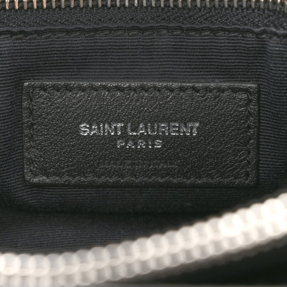 Saint Laurent Calfskin Y Quilted Monogram Medium Loulou Chain Satchel Black 6 of 11