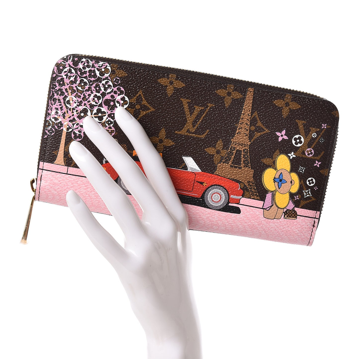 Monogram 2019 Christmas Animation Zippy Wallet