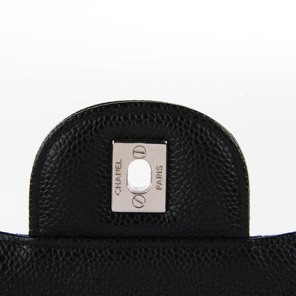 Chanel Caviar Quilted Jumbo Single Flap Black 5 of 8