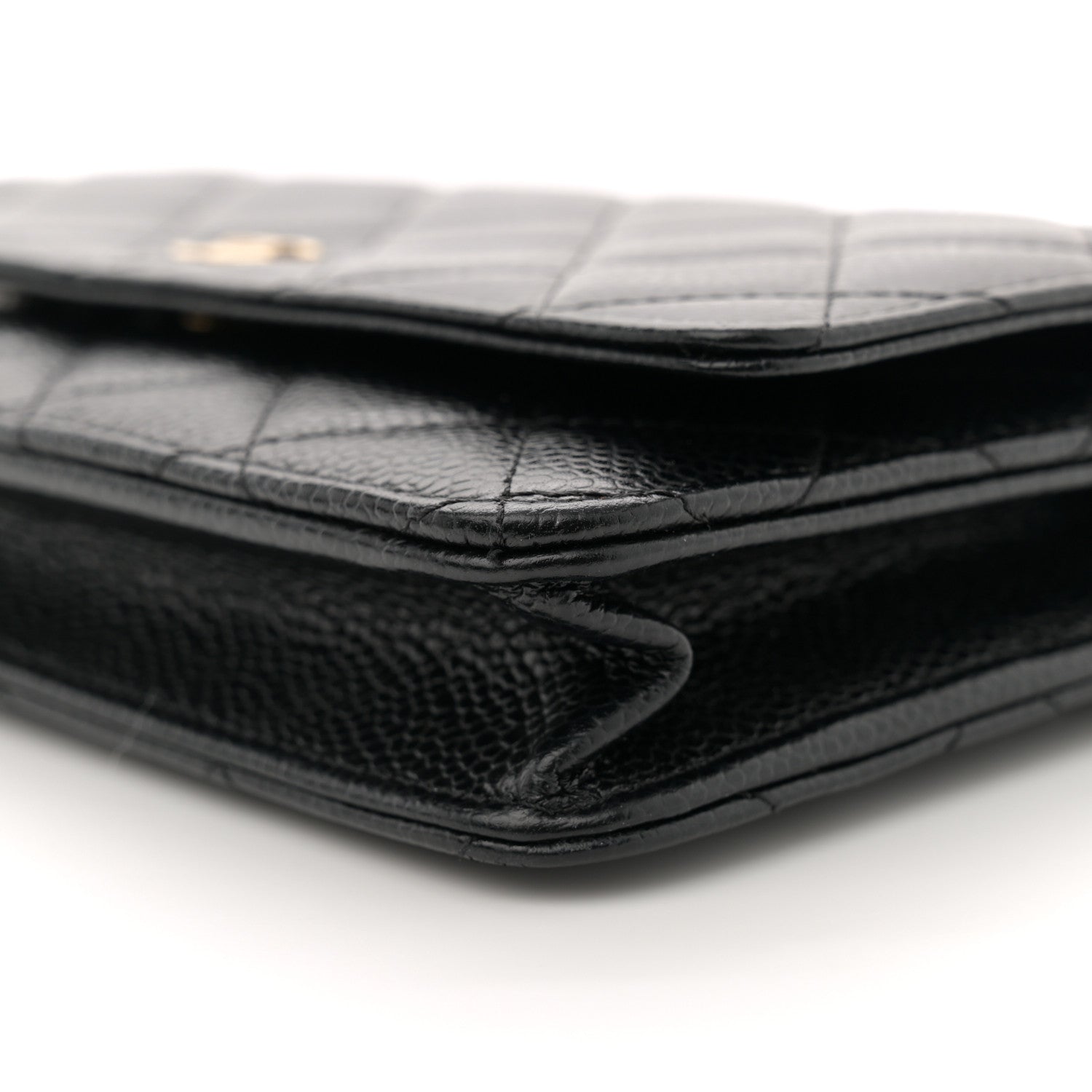 Chanel Caviar Quilted Wallet On Chain WOC Black 10 of 11