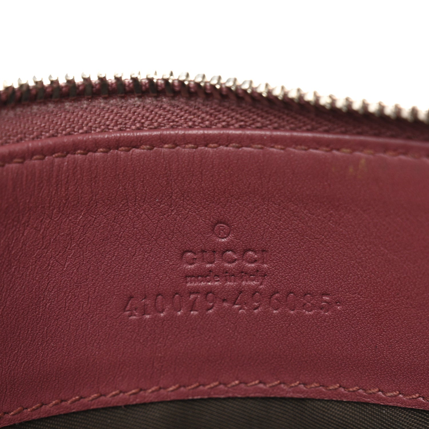 Gucci GG Supreme Monogram Blooms Small Zip Pouch Beige Multicolor Dry Rose 6 of 11