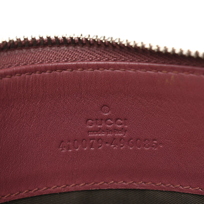 Gucci GG Supreme Monogram Blooms Small Zip Pouch Beige Multicolor Dry Rose 6 of 11