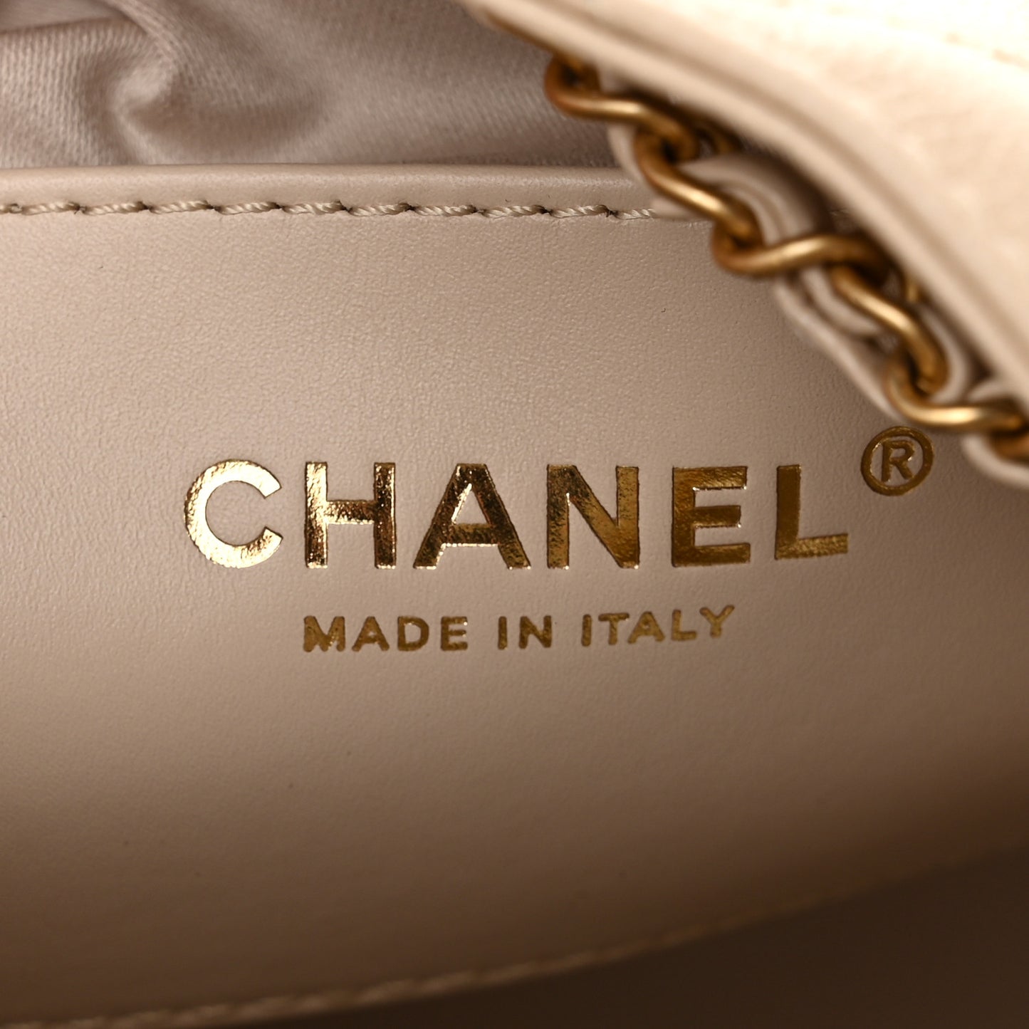 Caviar Quilted Small Chanel 25 Handbag Beige