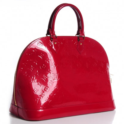Louis Vuitton Vernis Alma GM Pomme D'Amour 3 of 8