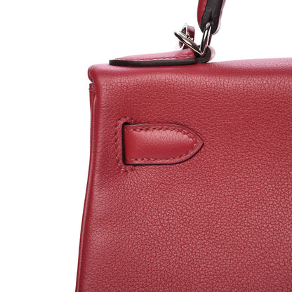 Hermes Evercolor Kelly Retourne 28 Rouge Grenat 31 of 35
