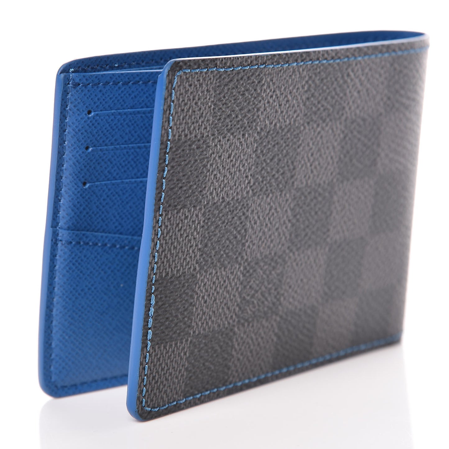 Damier Graphite Slender Wallet Blue