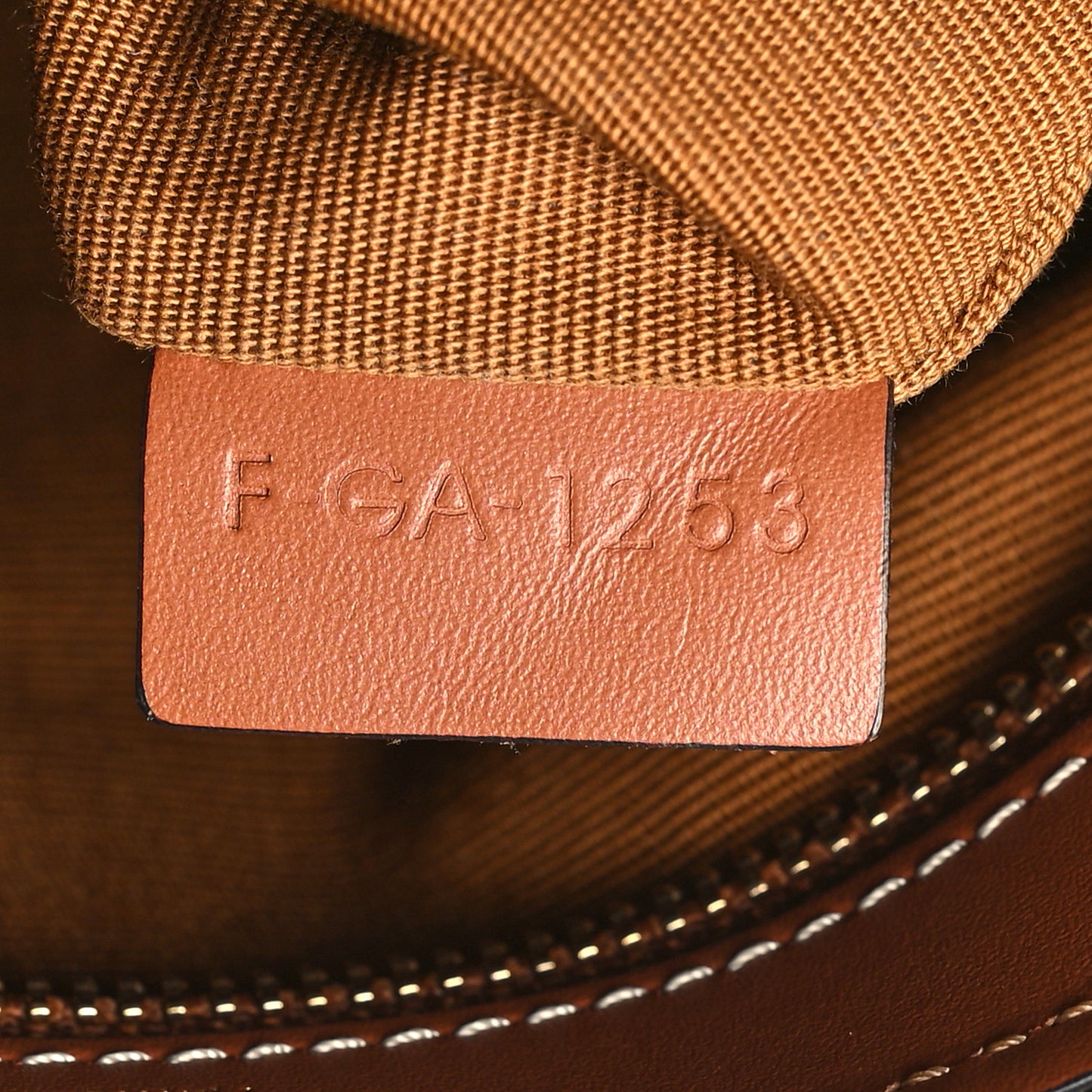 Triomphe Canvas Calfskin Boston Bag Tan