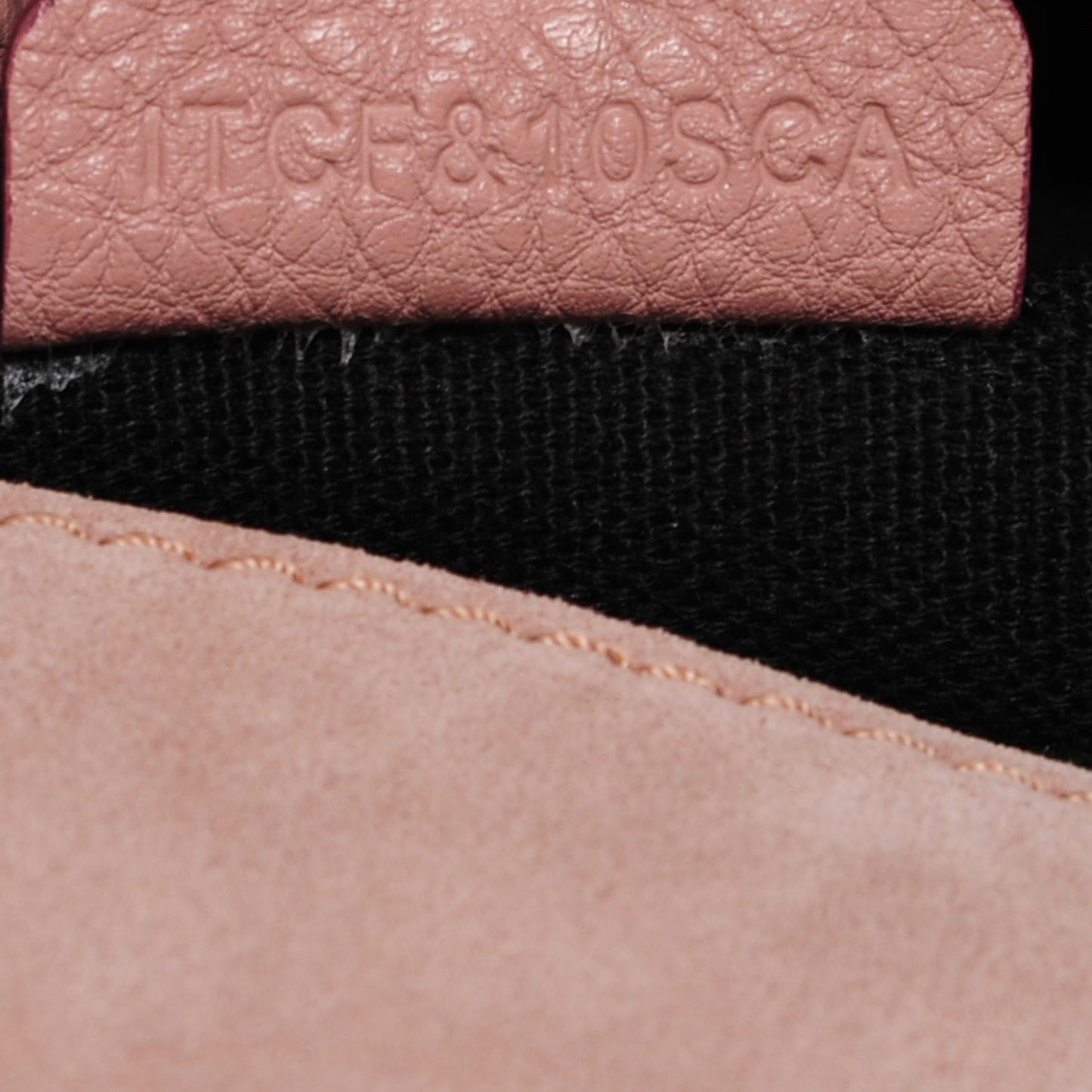 Pebbled Calfskin House Check Small Macken Crossbody Bag Nude Blush