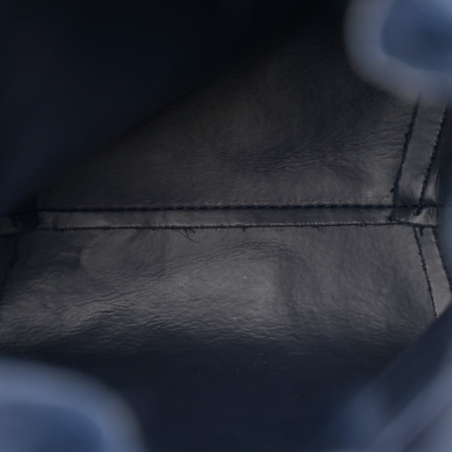 Faux Fur Mini Bucket Bag Blueberry