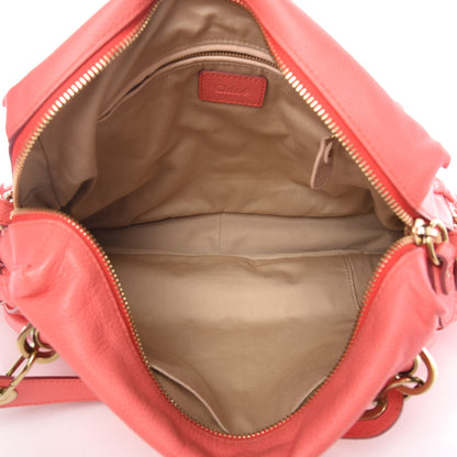 Chloe Calfskin Large Paraty Coral 4 of 10