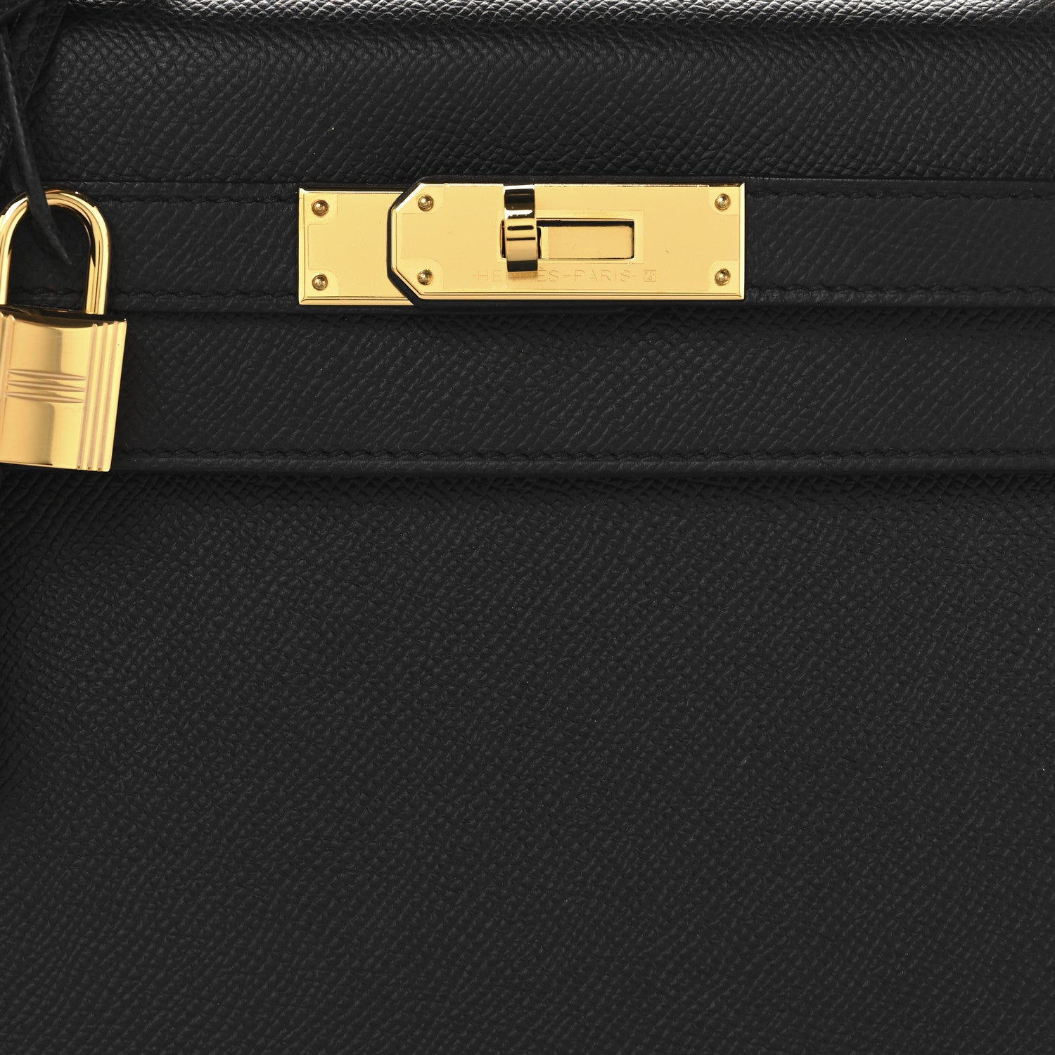 Hermes Epsom Kelly Sellier 28 Black 8 of 14