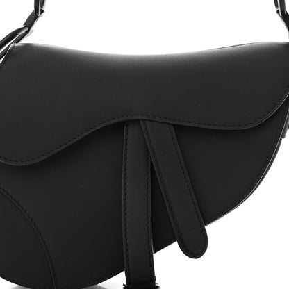 Christian Dior Ultra Matte Calfskin Mini Saddle Bag Black 8 of 10
