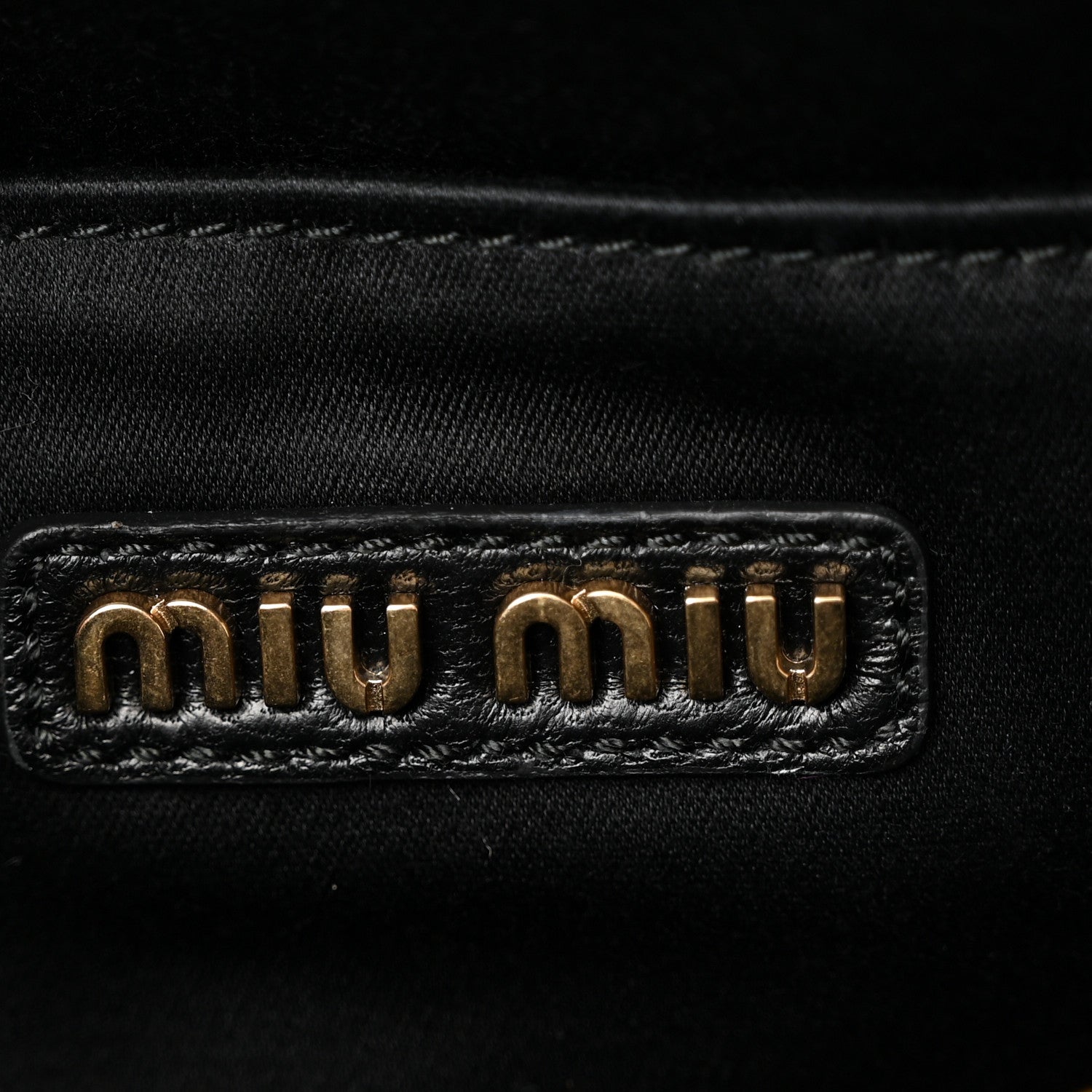Miu Miu Nappa Matelasse Small Arcadie Black 6 of 10