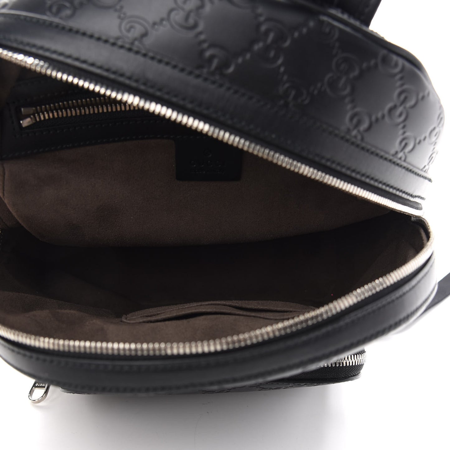 Guccissima Signature Small Day Backpack Black