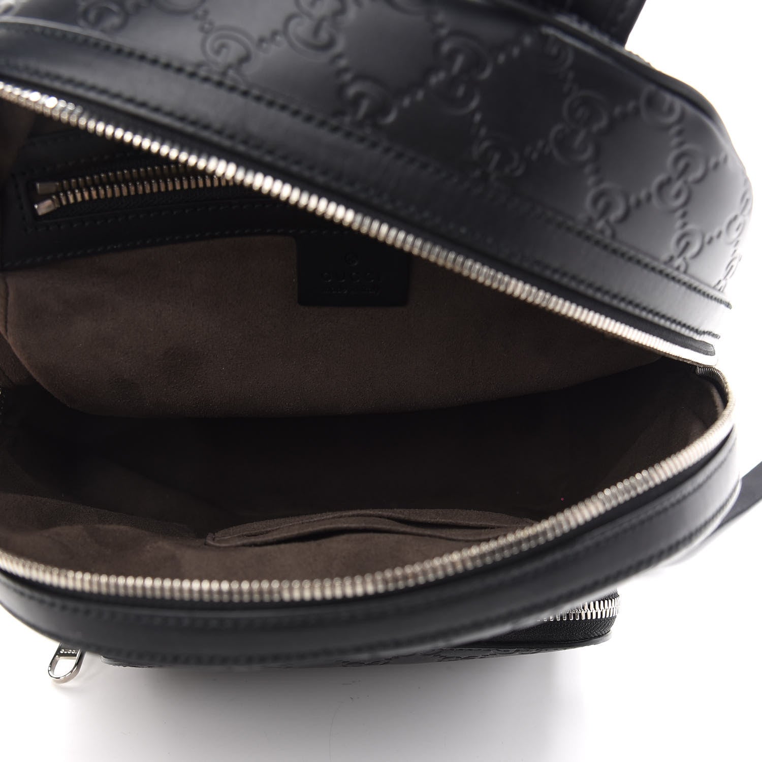 Gucci Guccissima Signature Small Day Backpack Black 5 of 9