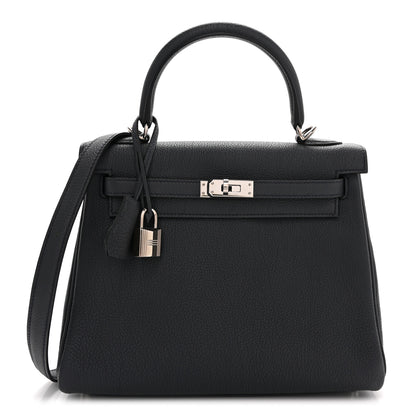 Hermes Togo Kelly Retourne 25 Gris Misty 1 of 11
