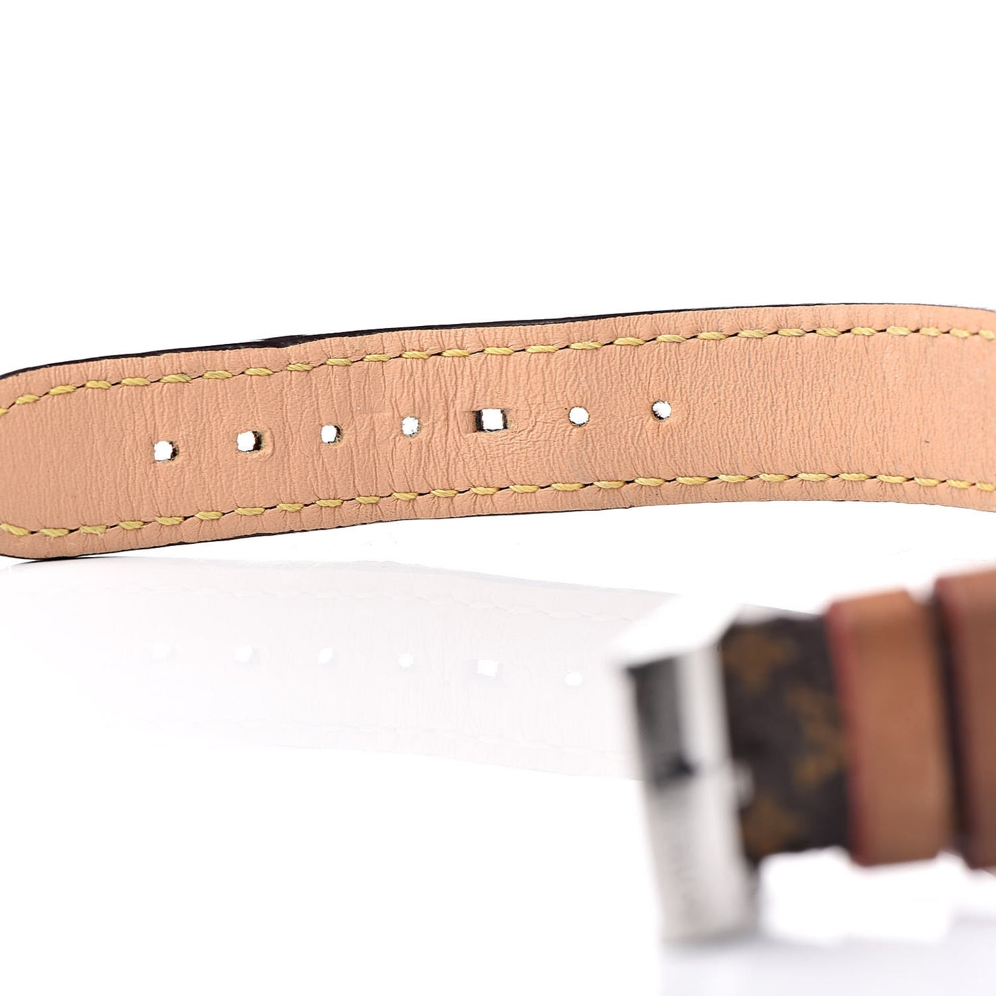 Stainless Steel Monogram Diamond 28mm Tambour Slim Quartz Watch